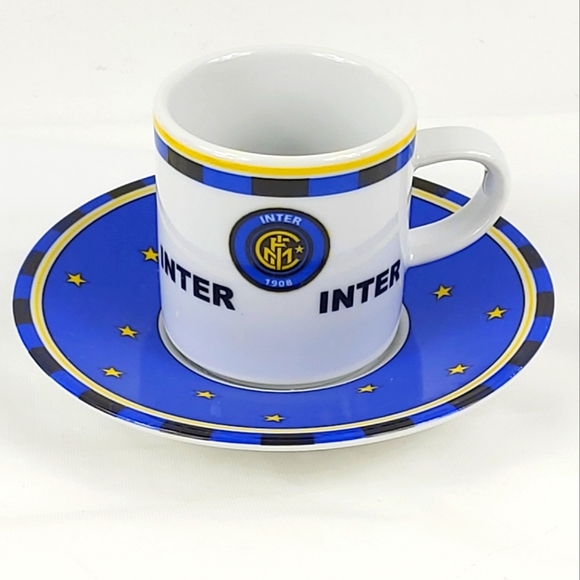 - Inter Milan Tognana espresso cup and 2 saucers (Z1) - Picture 1 of 12
